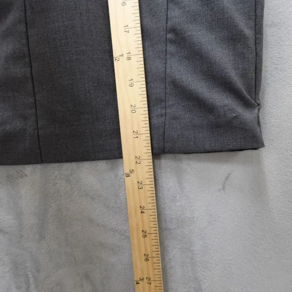 Worthington Pencil Skirt Womens Size 8 Grey Business Work Teacher Career Church